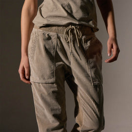 Corduroy Mixed Media Pant in Overcast Pigment | James Perse Los Angeles