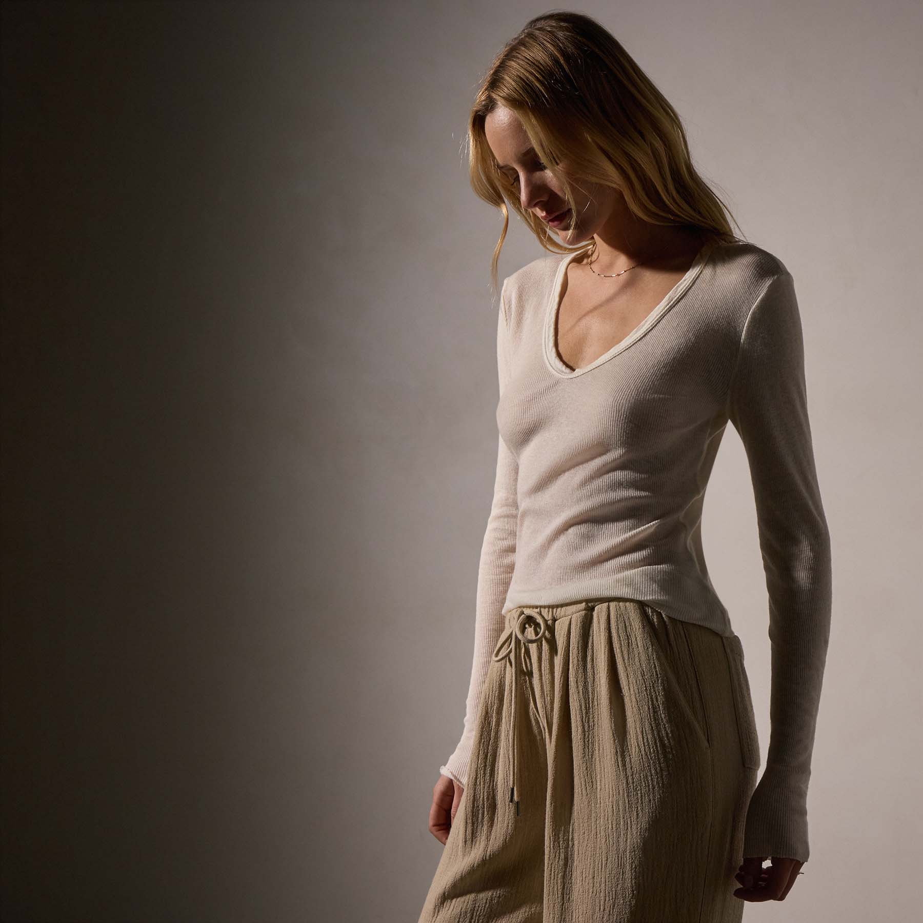 [新品] Afiit COTTON CASHMERE LS (1) Afiit(アフィット) / COTTON CASHMERE LS 