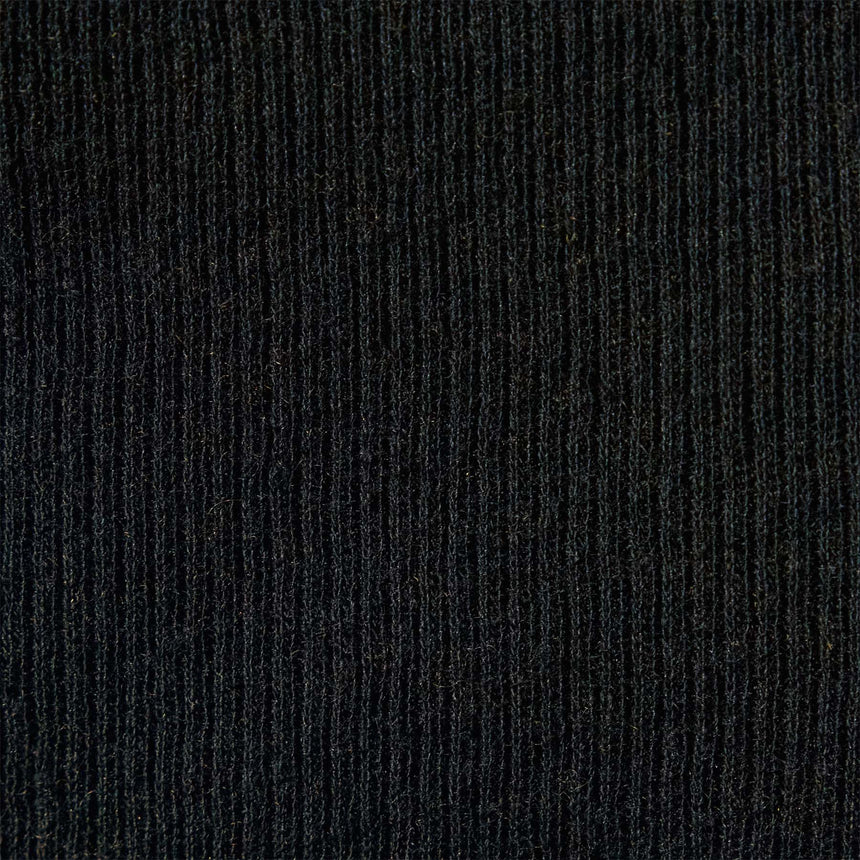Cotton Cashmere Rib Boat Neck Top in Black | James Perse Los Angeles