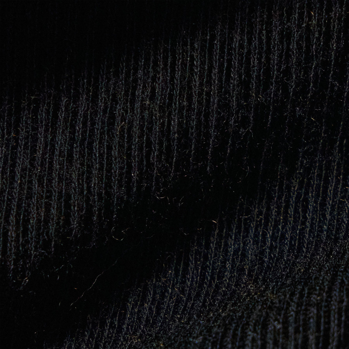 Cotton Cashmere Blend Ribbed Henley in Black | James Perse Los Angeles