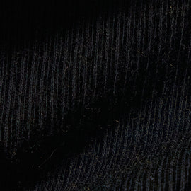 Cotton Cashmere Blend Ribbed Henley in Black | James Perse Los Angeles