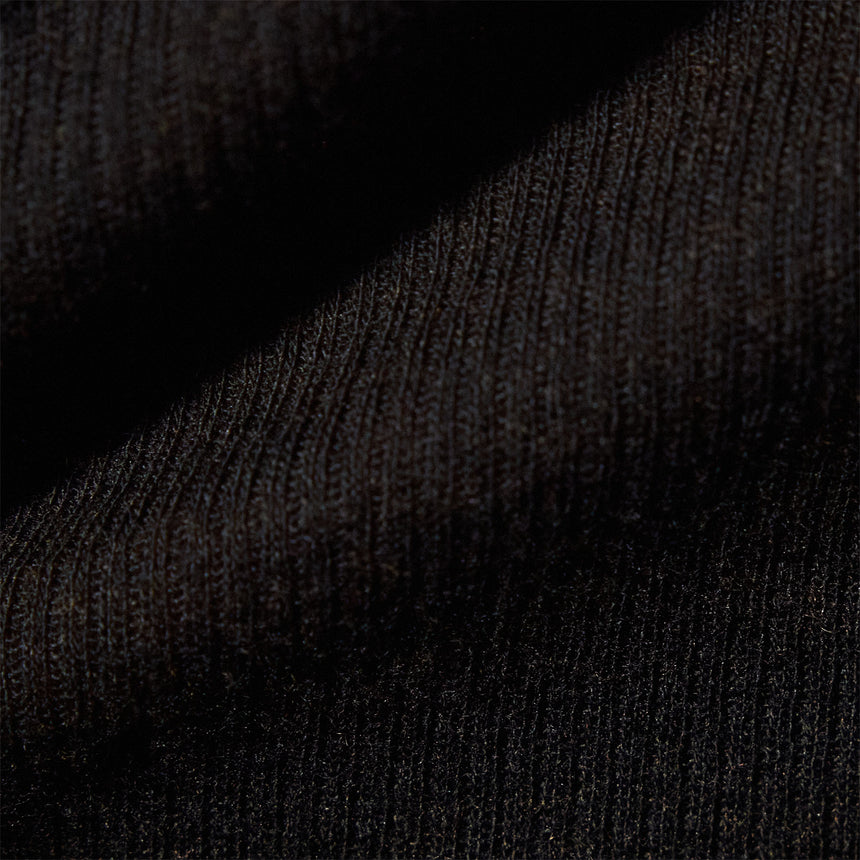 Cotton Cashmere Blend Ribbed Tank in Black | James Perse Los Angeles