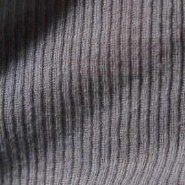 Cotton Cashmere Rib Shell Top in Grey Sky | James Perse Los Angeles