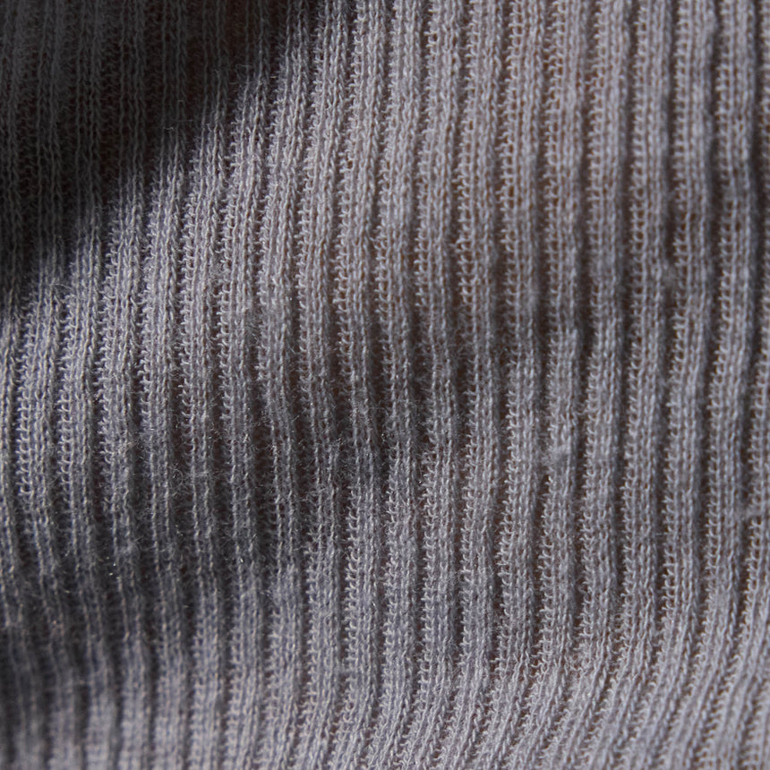 Cotton Cashmere Rib Shell Top in Grey Sky | James Perse Los Angeles