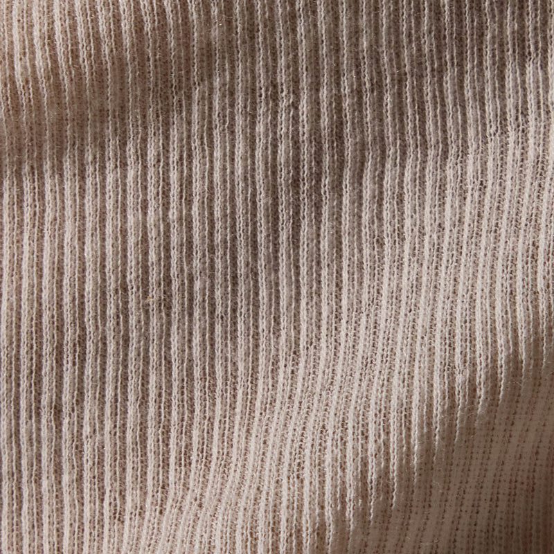 Cotton Cashmere Blend Ribbed Crew in Ivory | James Perse Los Angeles