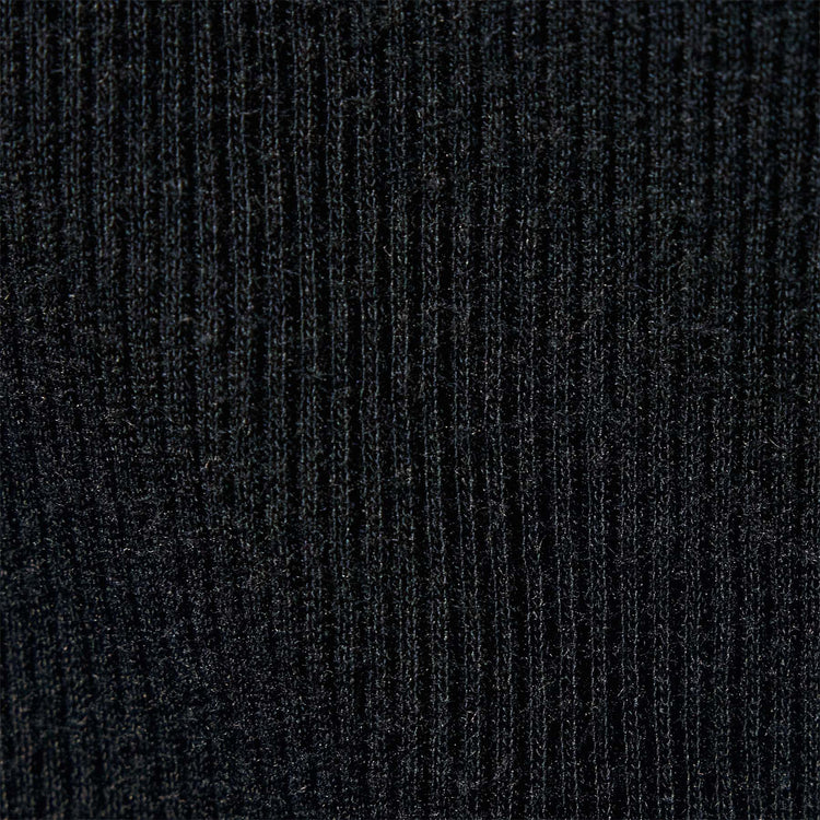 Cashmere Rib Deep V Neck  in Black | James Perse Los Angeles