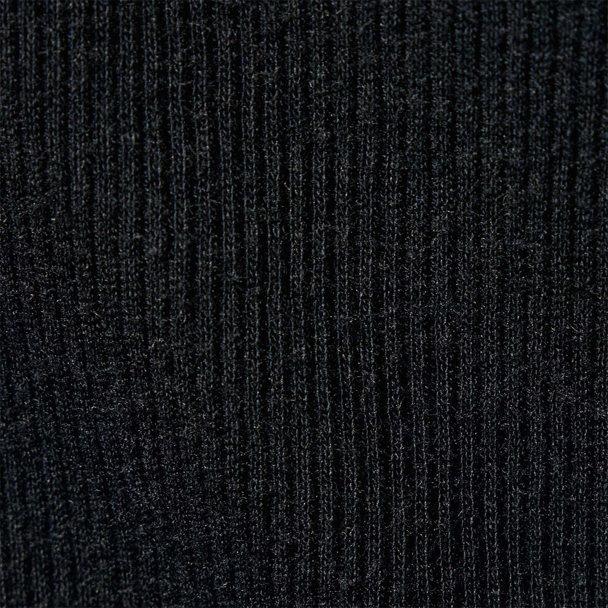 Cashmere Rib Deep V Neck  in Black | James Perse Los Angeles