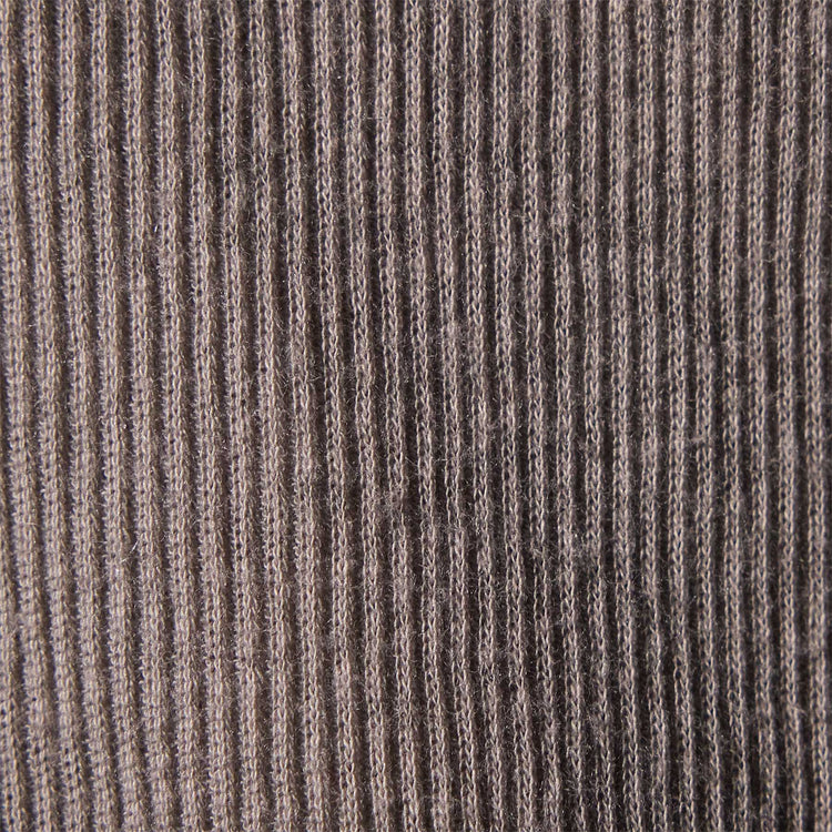 Cashmere Rib Deep V Neck  in Dapple | James Perse Los Angeles