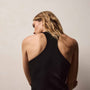 Large Rib Lounge Tank in Black | James Perse Los Angeles