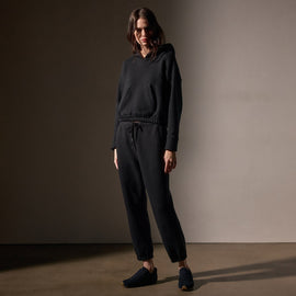 Cozy Oversized Sweat Pant  in Black | James Perse Los Angeles