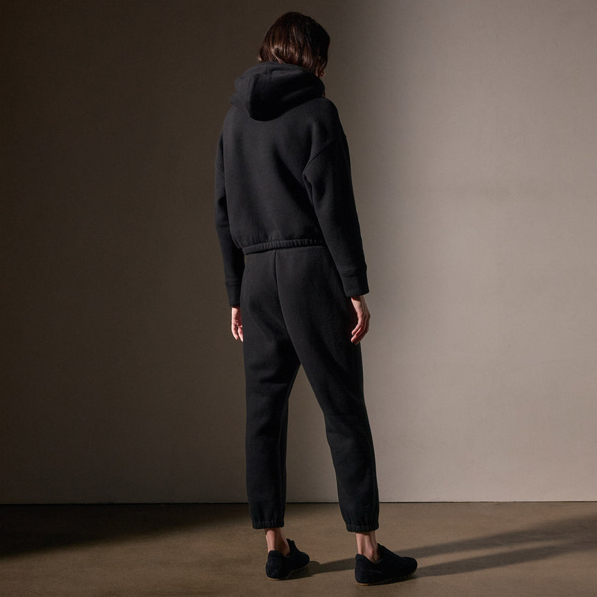 Cozy Oversized Sweat Pant  in Black | James Perse Los Angeles
