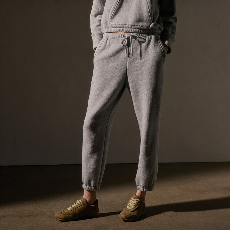 Cozy Sweat Pant - Heather Grey | James Perse Los Angeles
