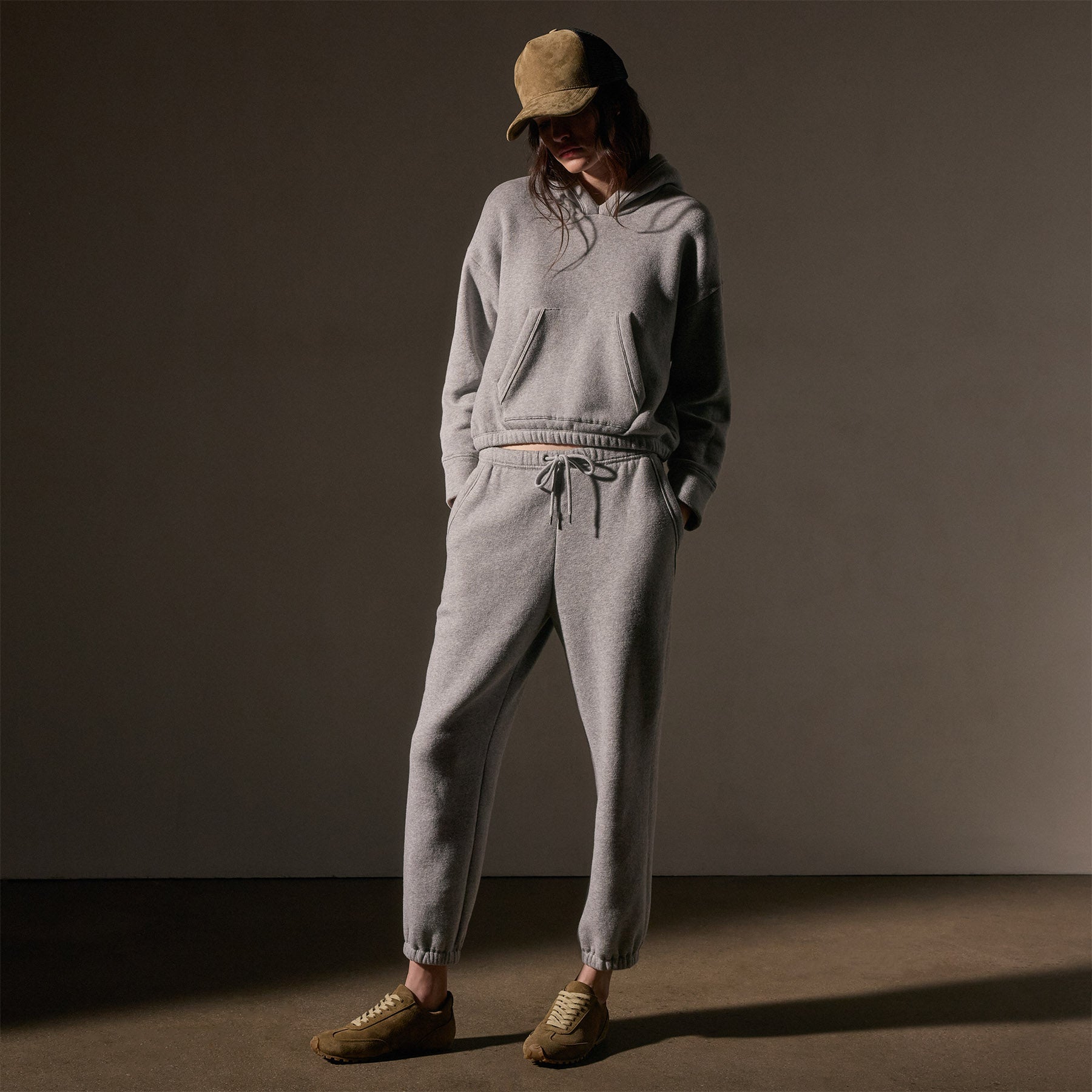 Cozy Sweat Pant - Heather Grey | James Perse Los Angeles