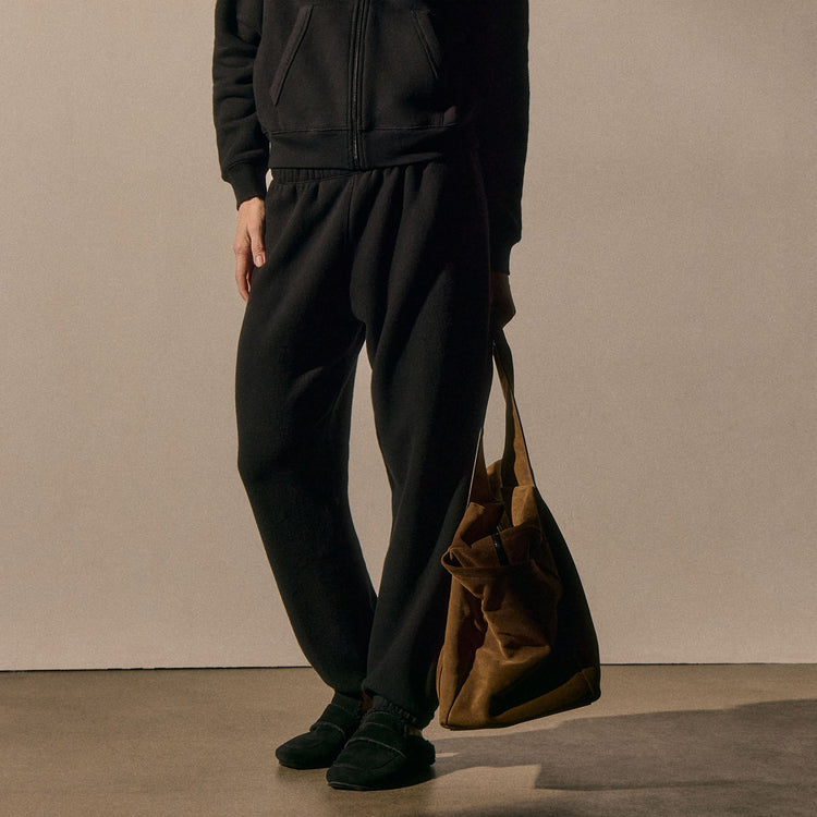 Vintage Cozy Sweatpant in Black | James Perse Los Angeles