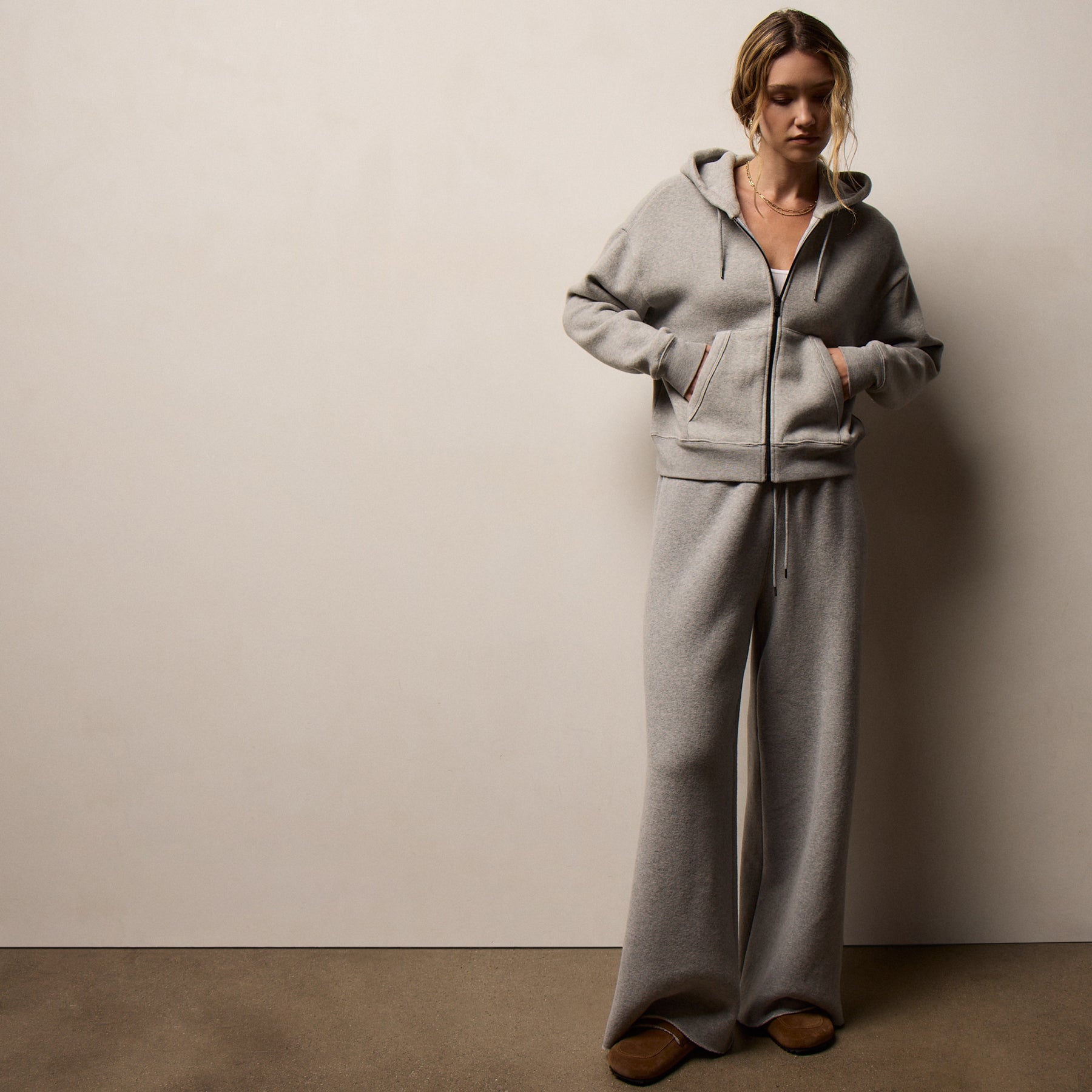 plage◇les Tendre BIG HOODIE ＆ニットレギンス◇セット Women's French Terry Hoodie Cropped Sweatshirt: Joyride | Title Nine