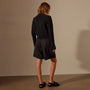 Cotton Linen Cropped Cardigan in Black | James Perse Los Angeles