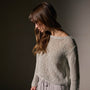 Cotton Linen Open Knt Pullover in Foam | James Perse Los Angeles