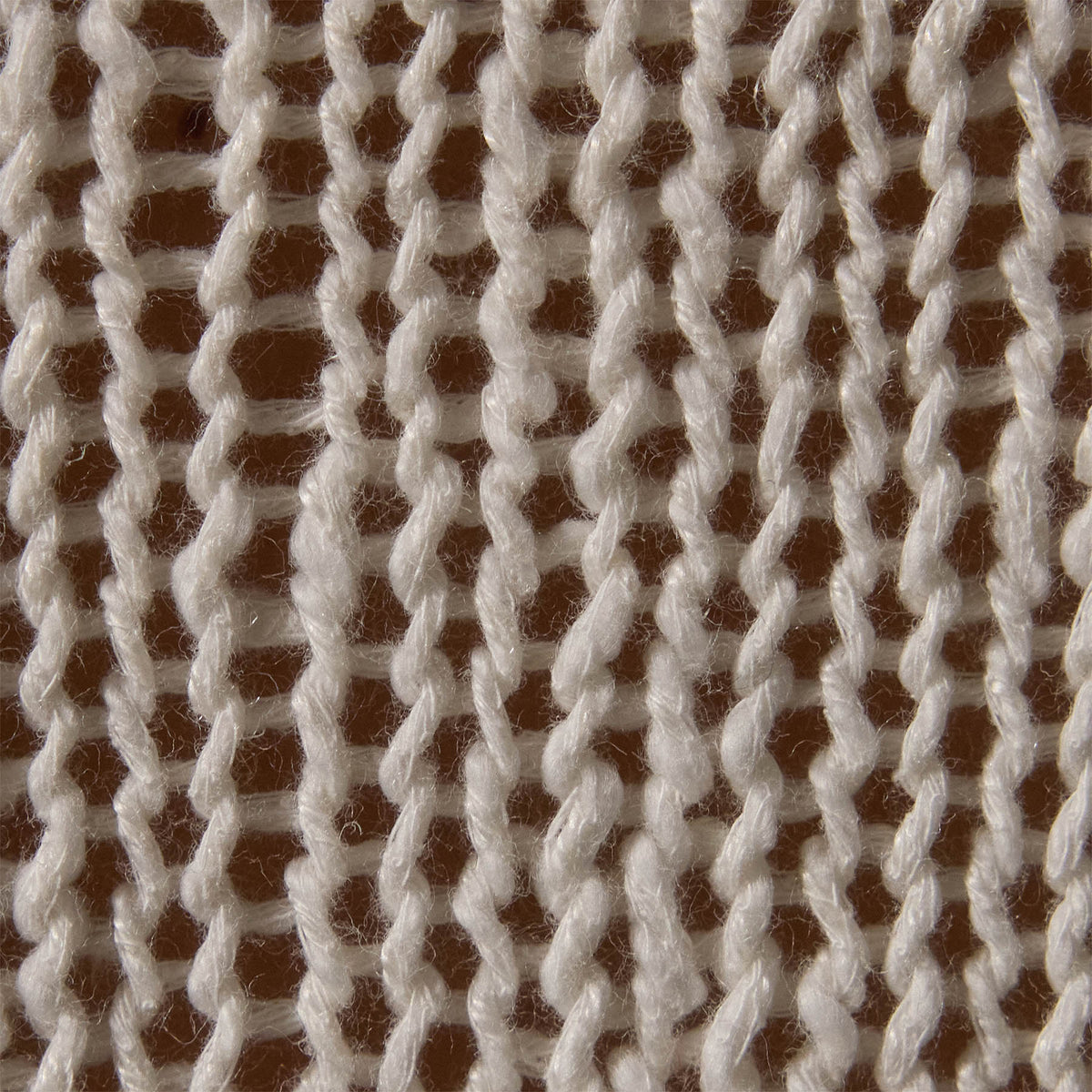 Cotton Linen Open Knt Pullover in White | James Perse Los Angeles