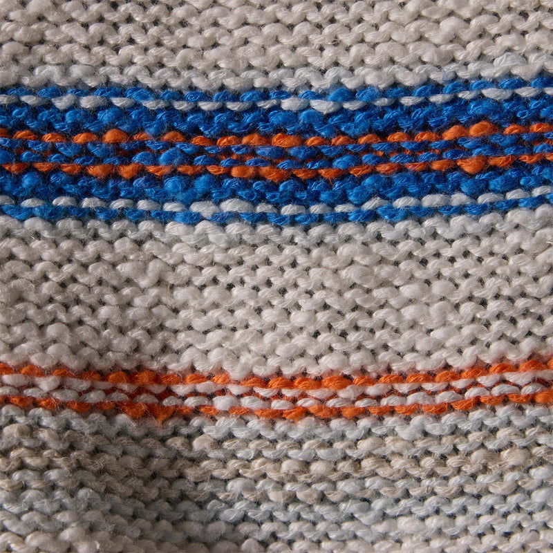 Cotton Ln Cropd Crew Neck Sweater in Multi White | James Perse Los Angeles