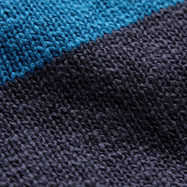 Surf Stripe Cotton Linen Sweater in Faded Navy/Santorini | James Perse Los Angeles