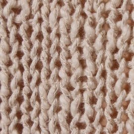 Cotton Linen Knit Crew Neck in Natural | James Perse Los Angeles