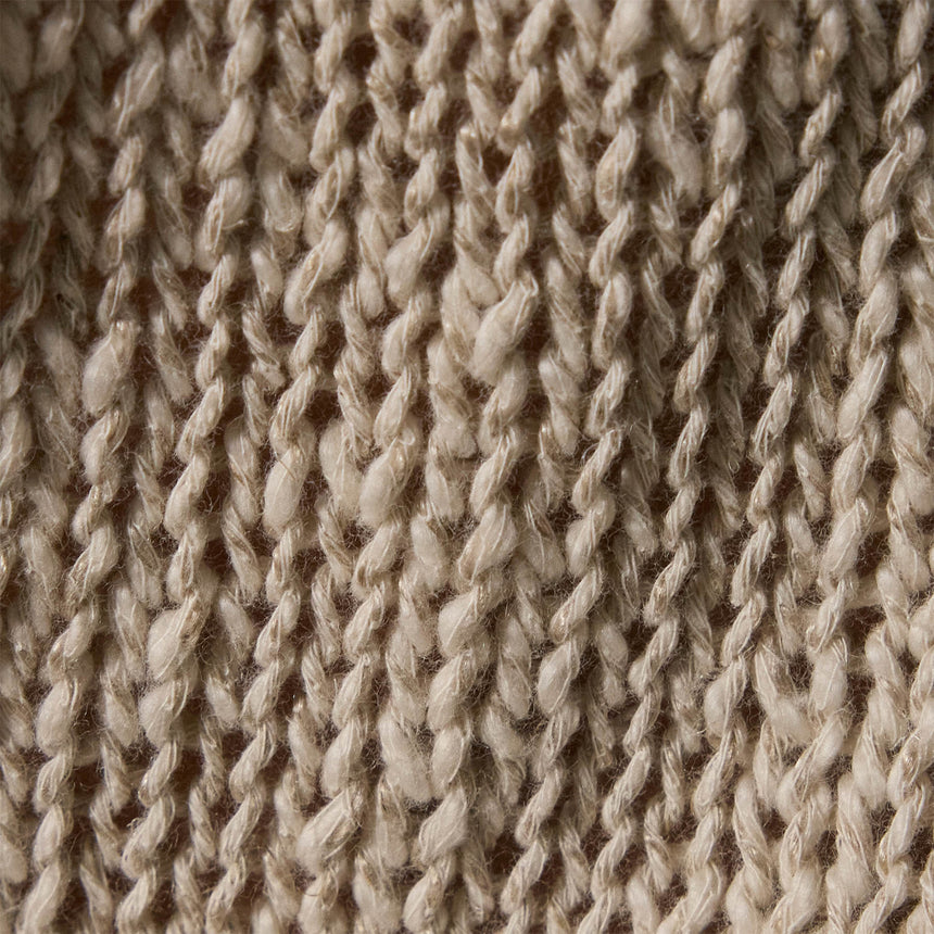 Cotton Linen Knit Tank in Natural | James Perse Los Angeles