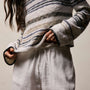 Grey Cape Multi Stripe Sweater In Neutral Multi Stripe | James Perse Los Angeles
