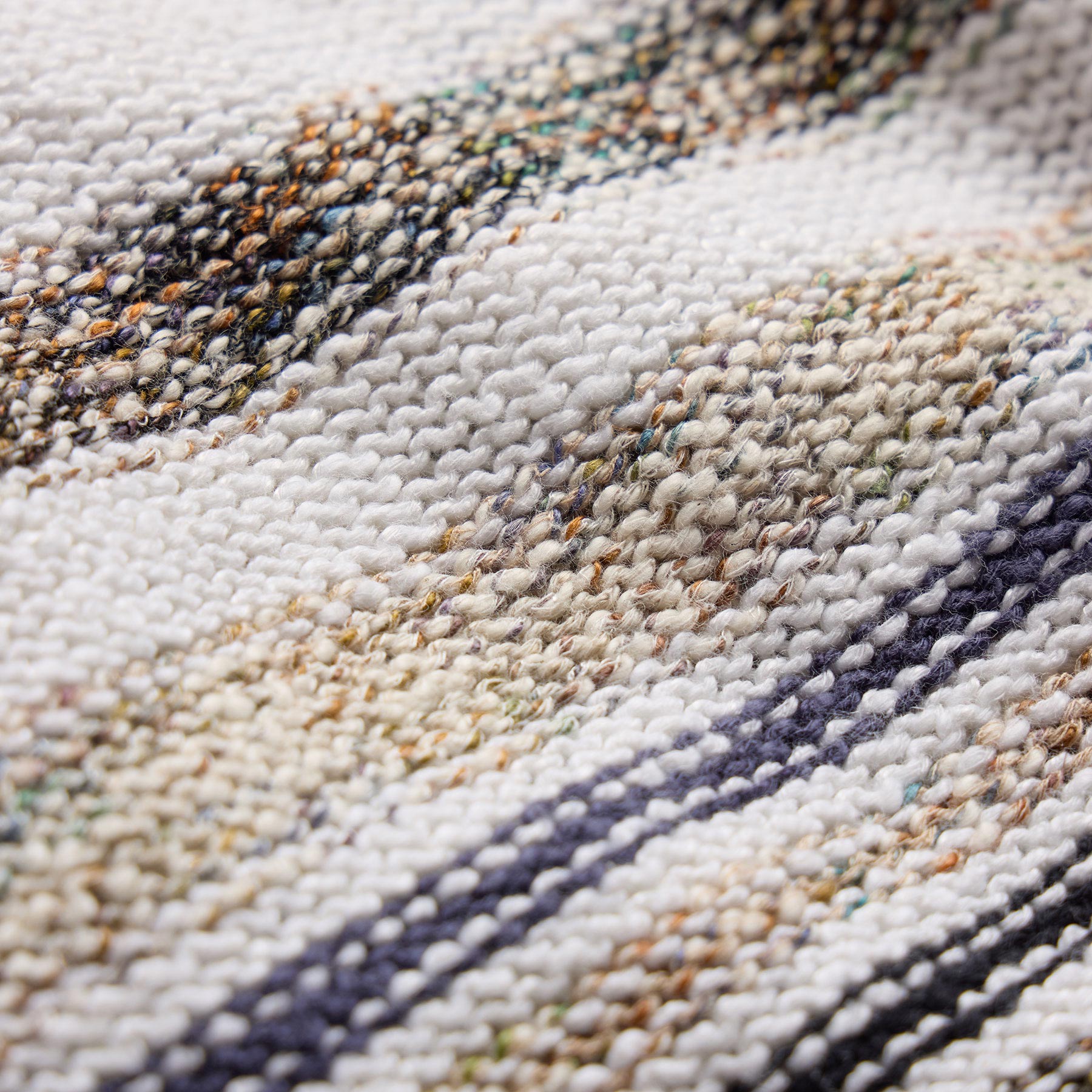 Grey Cape Multi Stripe Sweater In Neutral Multi Stripe | James