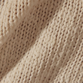 Cotton Linen Boatneck Sweater in White | James Perse Los Angeles