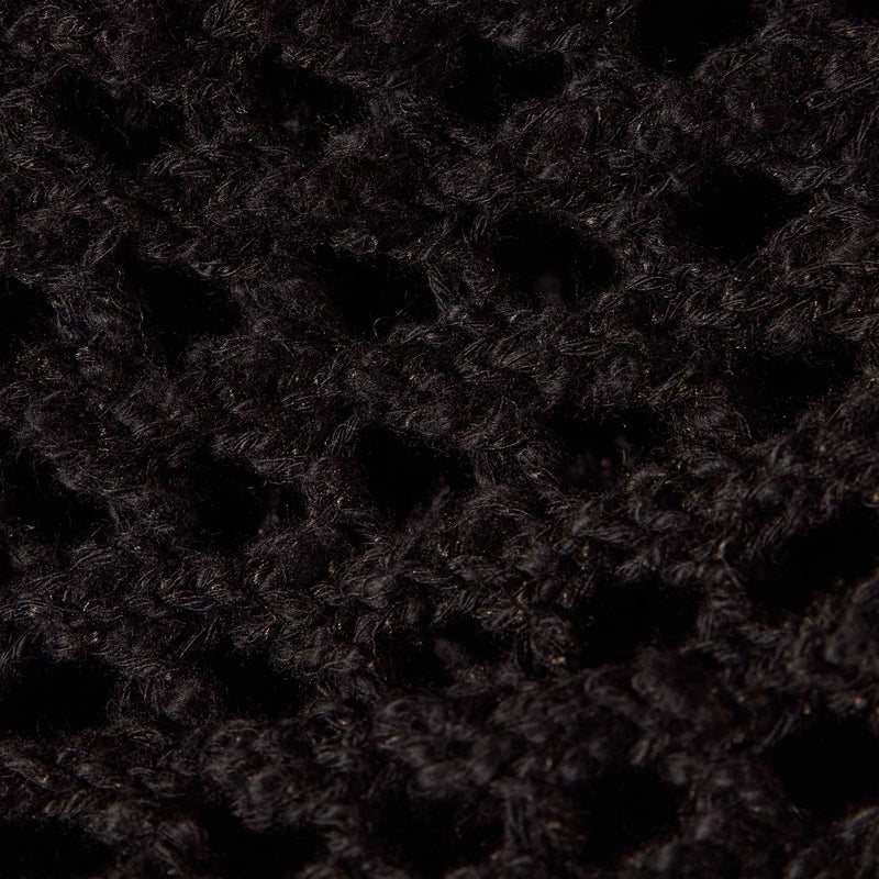 Cotton Linen Open Hoodie in Black | James Perse Los Angeles