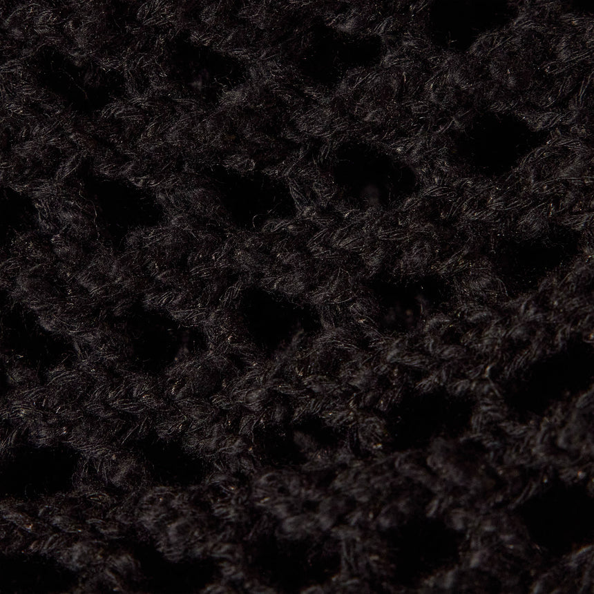 Cotton Linen Open Hoodie in Black | James Perse Los Angeles