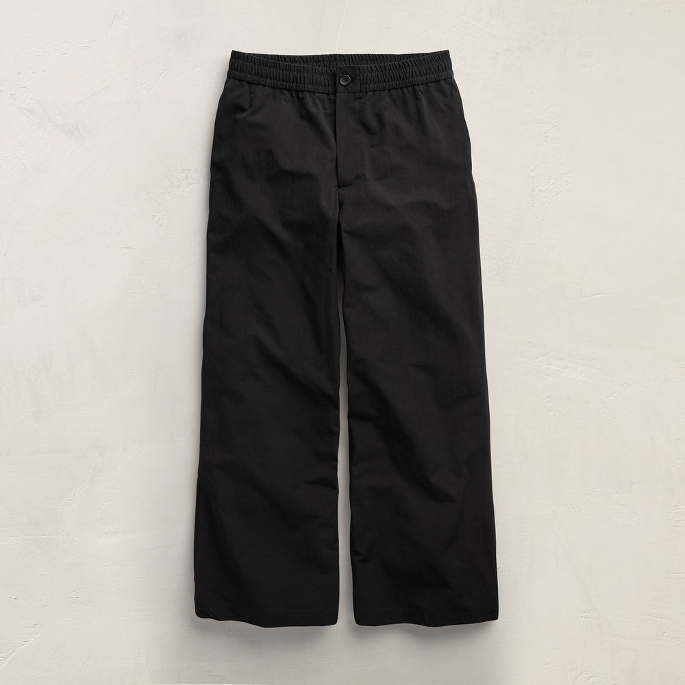 Italian Heavy Poplin Relaxed Pant in Black | James Perse Los Angeles