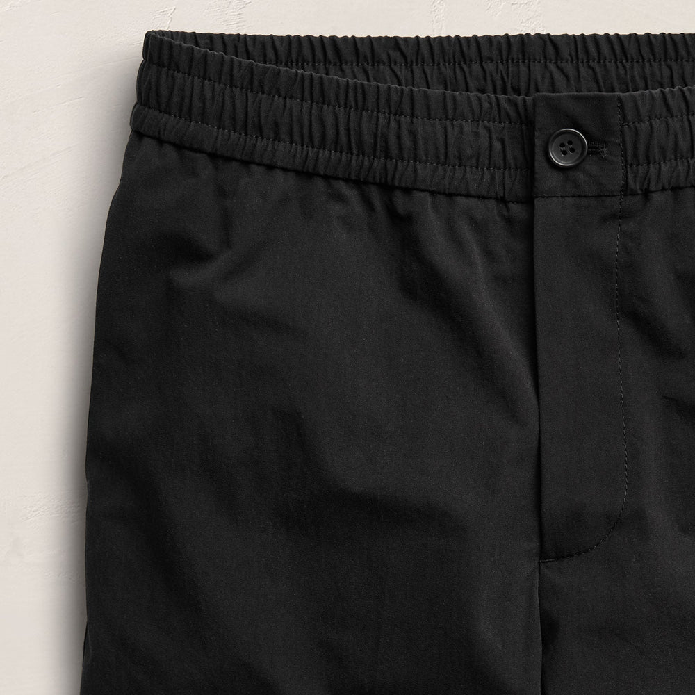 Italian Heavy Poplin Relaxed Pant in Black | James Perse Los Angeles