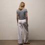 Italian Heavy Poplin Relaxed Pant in White | James Perse Los Angeles
