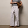 Italian Heavy Poplin Relaxed Pant in White | James Perse Los Angeles