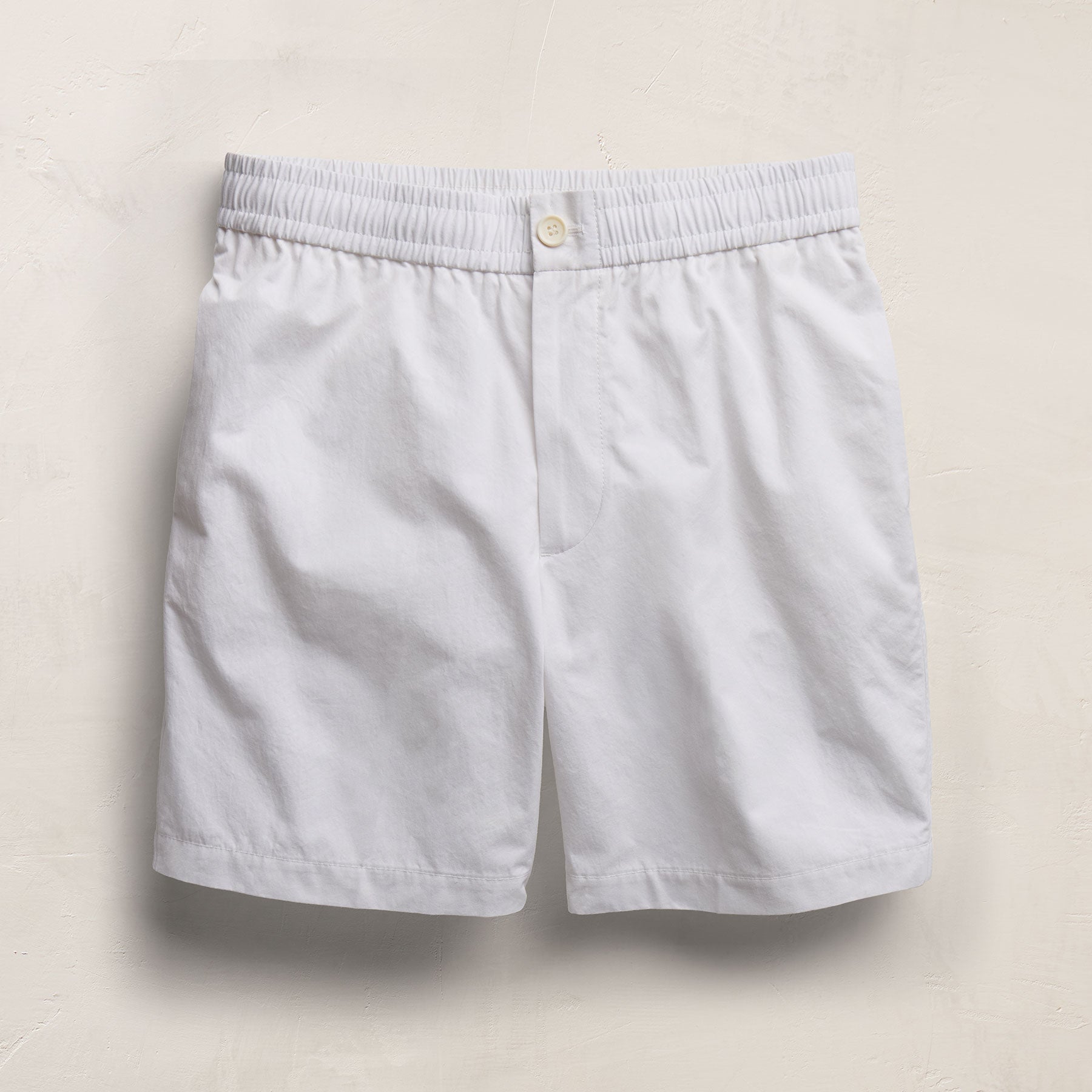 Italian Heavy Poplin Relaxed Short in White | James Perse Los Angeles
