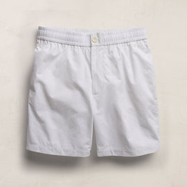 Italian Heavy Poplin Relaxed Short in White | James Perse Los Angeles