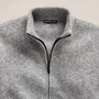 Wool Alpaca Stretch Zip Jacket in Mid Grey | James Perse Los Angeles