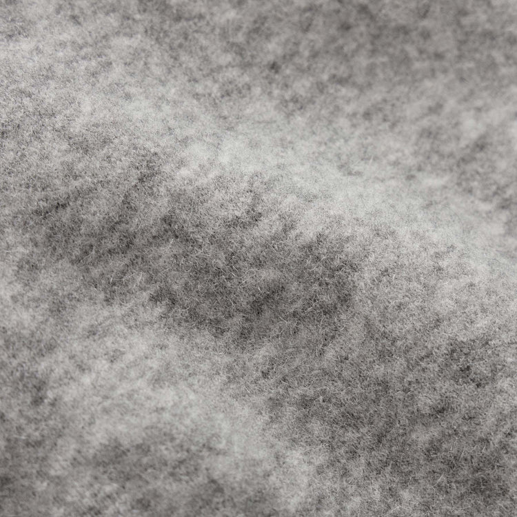 Wool Alpaca Stretch Zip Jacket in Mid Grey | James Perse Los Angeles