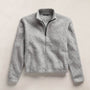 Wool Alpaca Stretch Zip Jacket in Mid Grey | James Perse Los Angeles