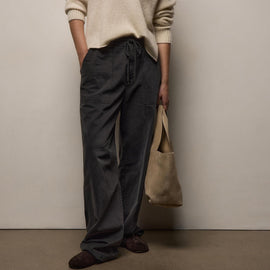 Cotton Cashmere Brushed Twill Pant in Magma Pigment | James Perse Los Angeles