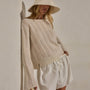 Mohair Open Stitch Sweater in Off White | James Perse Los Angeles