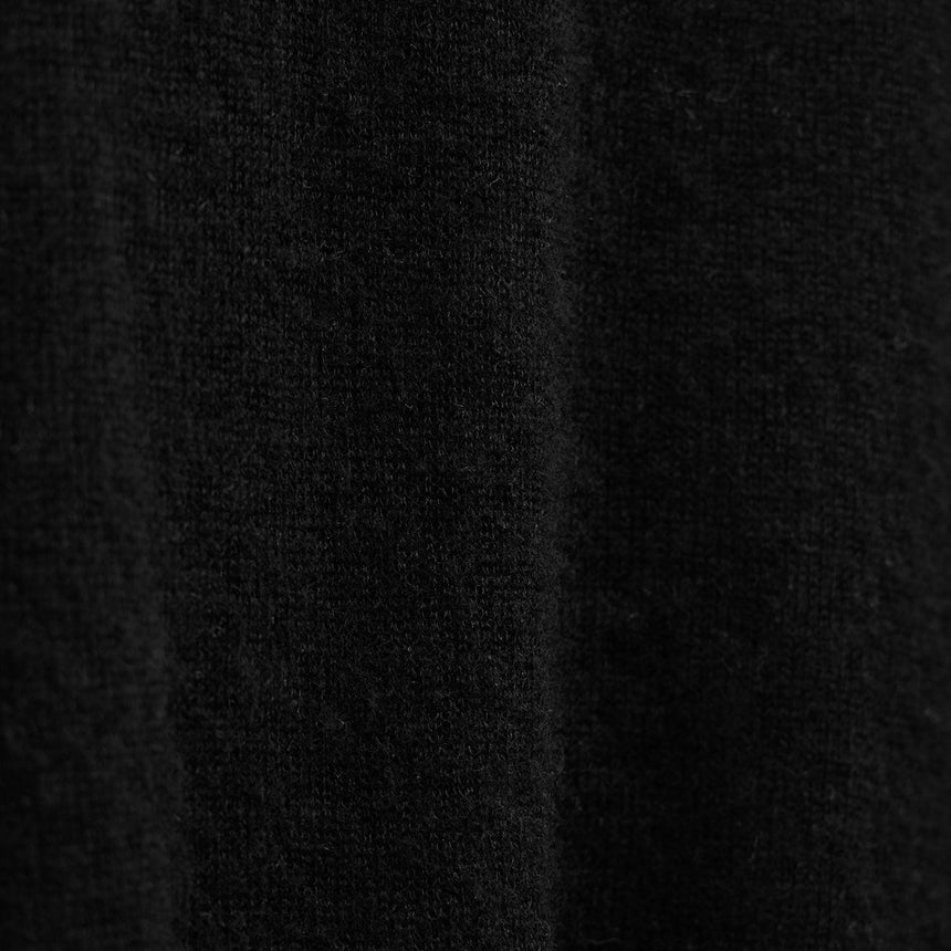 Sheer Mock Neck Top in Black | James Perse Los Angeles