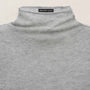 Sheer Mock Neck Top in Heather Grey | James Perse Los Angeles