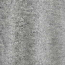 Sheer Mock Neck Top in Heather Grey | James Perse Los Angeles