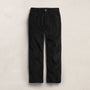 Corduroy Straight Leg Pant - Black | James Perse Los Angeles