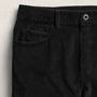 Corduroy Straight Leg Pant - Black | James Perse Los Angeles