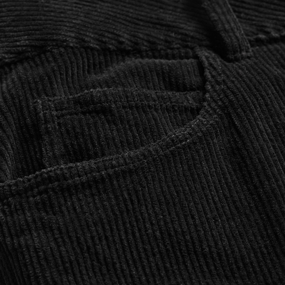 Corduroy Straight Leg Pant - Black | James Perse Los Angeles