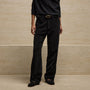 Corduroy Straight Leg Pant in Black | James Perse Los Angeles