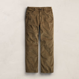 Corduroy Straight Leg Pant - Earth Pigment | James Perse Los Angeles